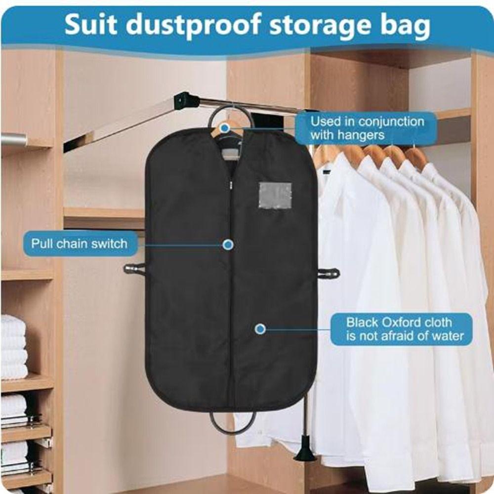 60X100cm Clothes Dress Carrier Bag Folding Suit Cover Bag High End Garment Protection Case Men