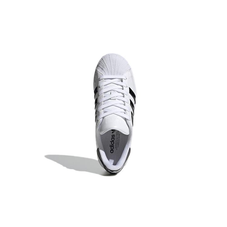 adidas Scarpe da Skateboard Originals J in Pelle Floreale Resistenti all'Abrasione Basse Bianco Adolescenti FW0779