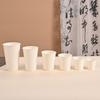 Lijiu Hong Disposable Pure White Paper Cups, 220ml (100-count)