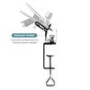 Holder Desktop   Stand Two Brush Holder Clamp on Table Stand   Rack Tool