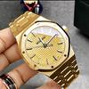 Men's Waterproof Luminous Calendar Watch with Hollow Design and Double-Sided Butterfly Buckle