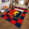 Red and Blue Shield Carpet Suitable As a Non-slip Mat for the Living Room or Bedroom Sofa