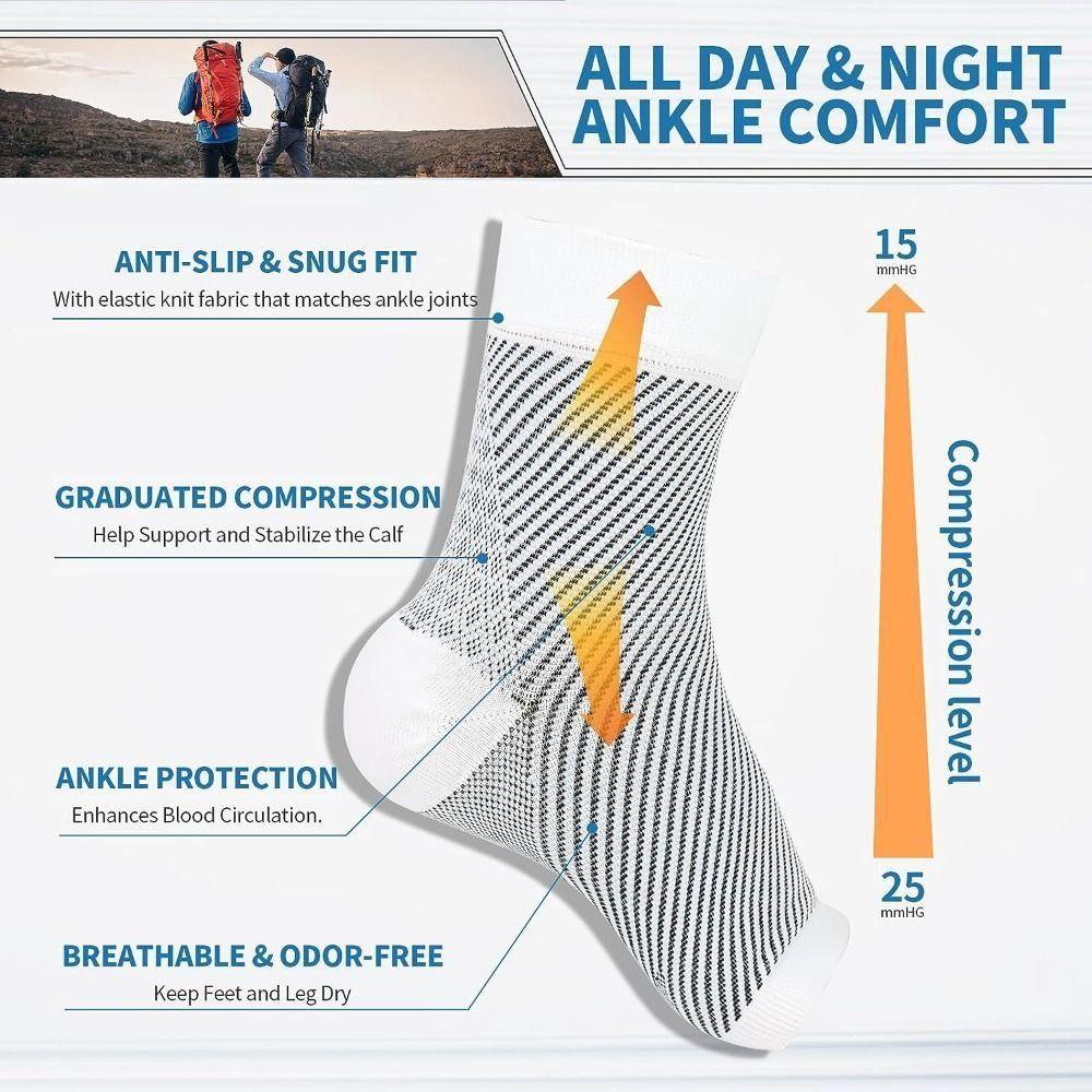 Nylon Neuropathy Socks Foot Protection Compression Ankle Socks  Running