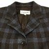 Cantarelli Made in Italy Cashmere Blend Check Blazer Jacket Brown Size 40 Women’s(USED)