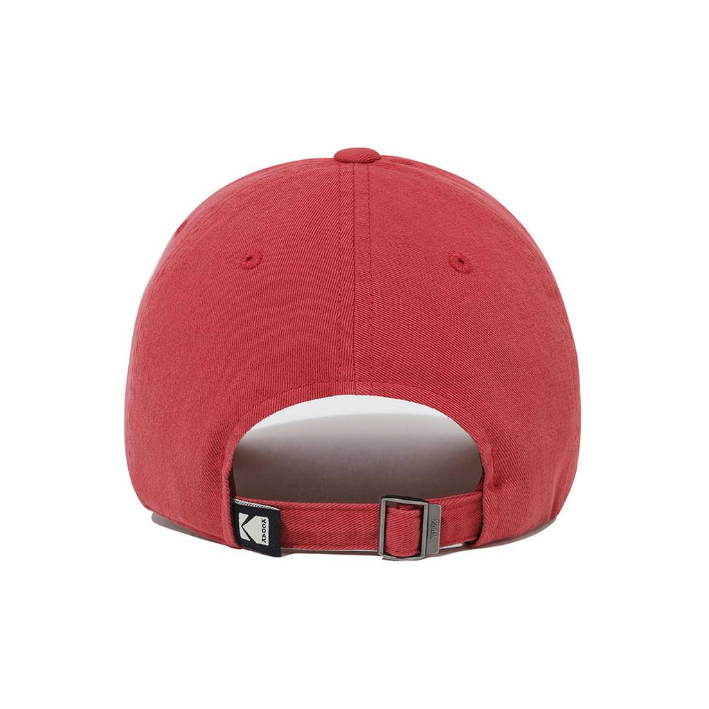 KODAK Relax Fit Square Logo Ball Cap Red