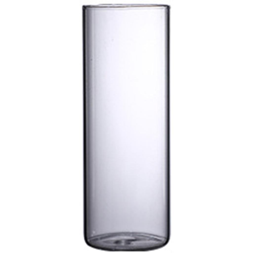 Clear Glass Flower Vase Tabletop Borosilicate Vases Floral Arrangements for Home Office Wedding Table