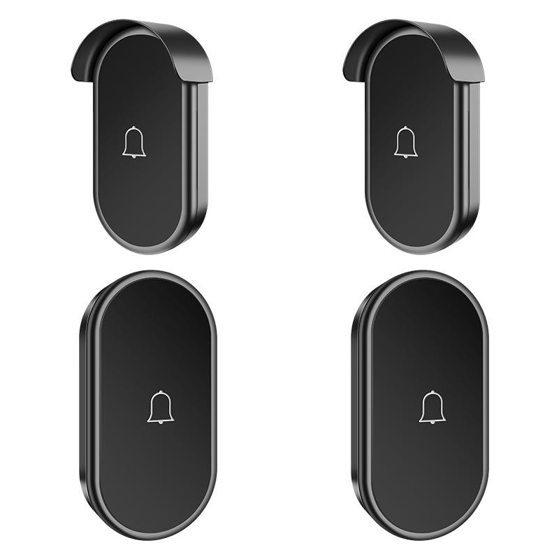 Wireless Smart Doorbell with Long-Range Remote Control for Home, Two-Way Communication, Elderly Assistance, US/EU/UK Plug