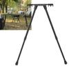 Folding Table Legs Height Adjustable Aluminum Alloy DIY Folding Desk Legs Kit with Nylon Connector for Camping Table Computer Table