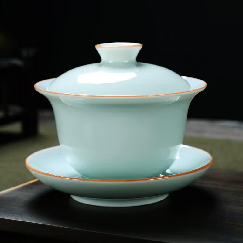 Dehua White Porcelain Gaiwan Tea Set