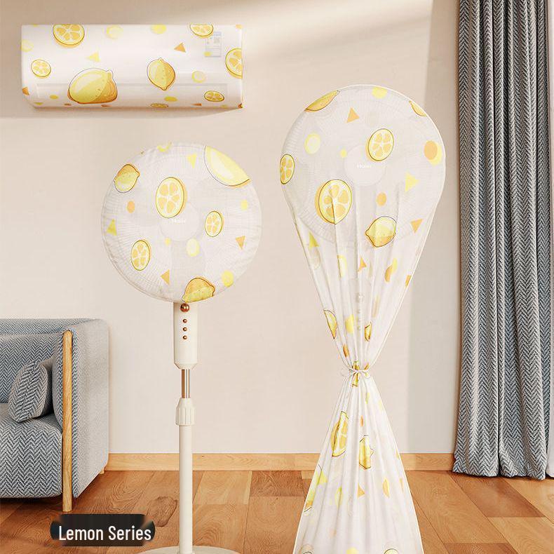 Universal Electric Floor Fan Dust Cover - Protective Full-Cover Shield for Stand Fans