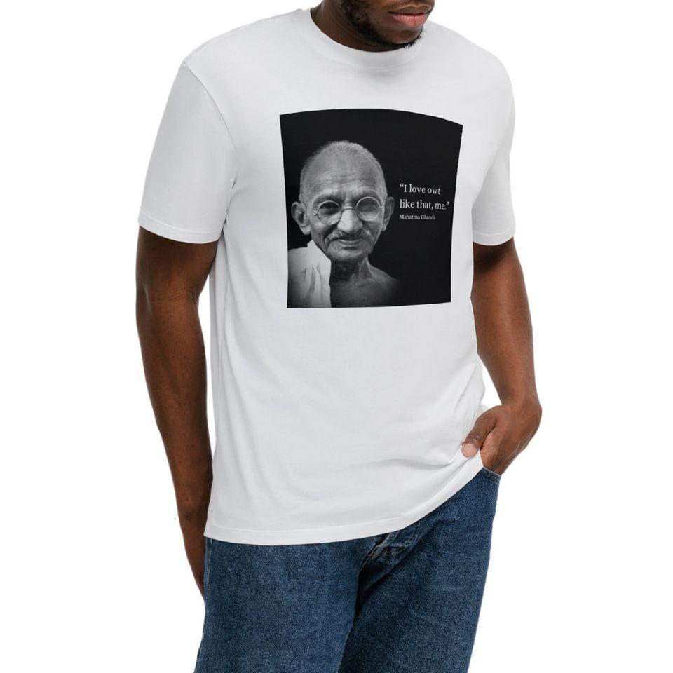 

Ганди Я люблю это вот так, я Забавная футболка Классическая футболка 4XL