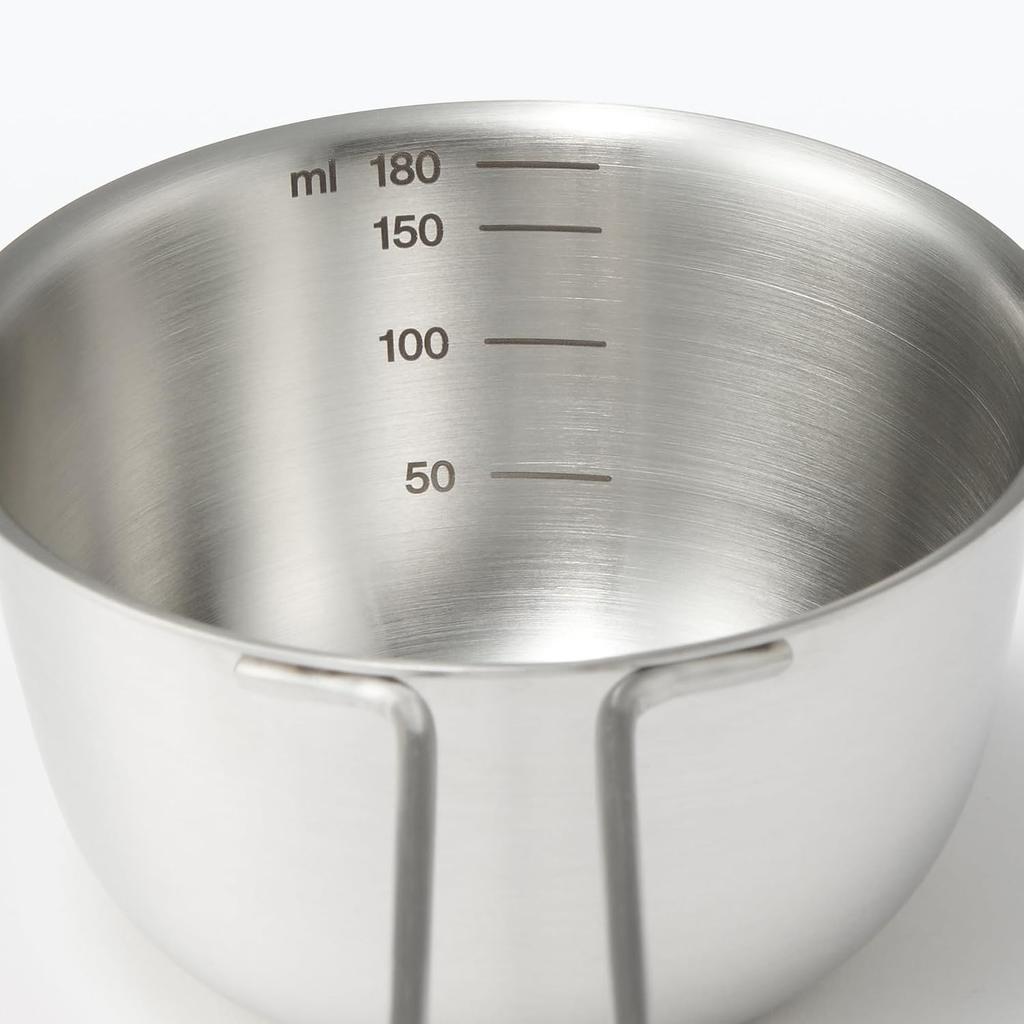 MUJI Stainless Steel Measuring Cup 200ml MC0YBA3S