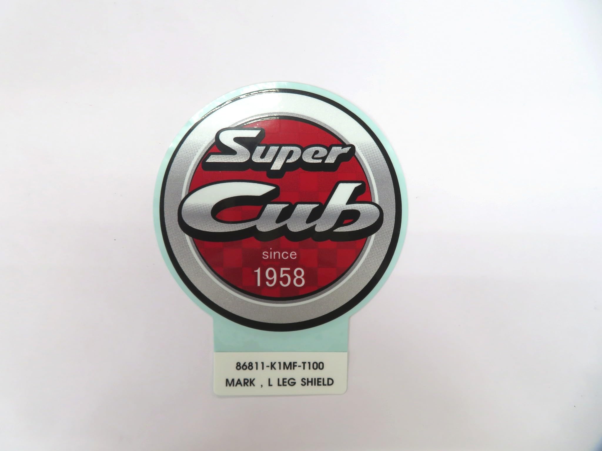 

Genuine Honda Super Cab Super Cub since1958 Mark Logo Sticker красный