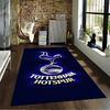 "Tottenham Hotspur Logo Design Carpet, Blue Soccer Fan Floor Rug" Suitable for use as an anti-slip for living room bedroom sofas