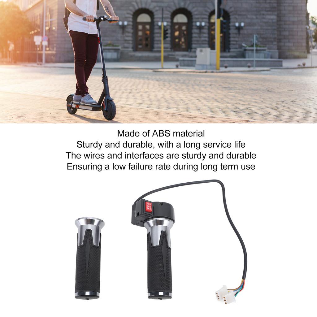 1 Pair Electric Bike Handlebar Grip Twist Throttle High Medium Low 3 Speed Electric Bicycle Throttle Grip