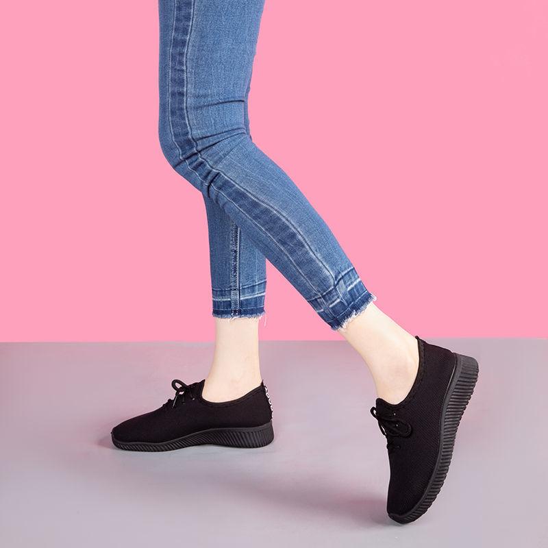 Women's Shoes Fashion Breathable Sports Shoes Non-slip Lightweight Running Shoes Cloth Shoes for Men and Women