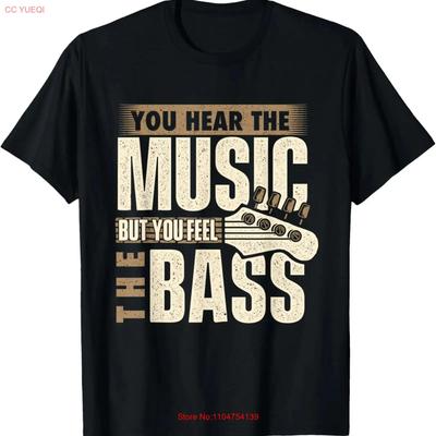 You Feel The Bass Bassist Guitar Player Guitarist T Shirt Vintage Washed Breathable Versatile Homme Stylish