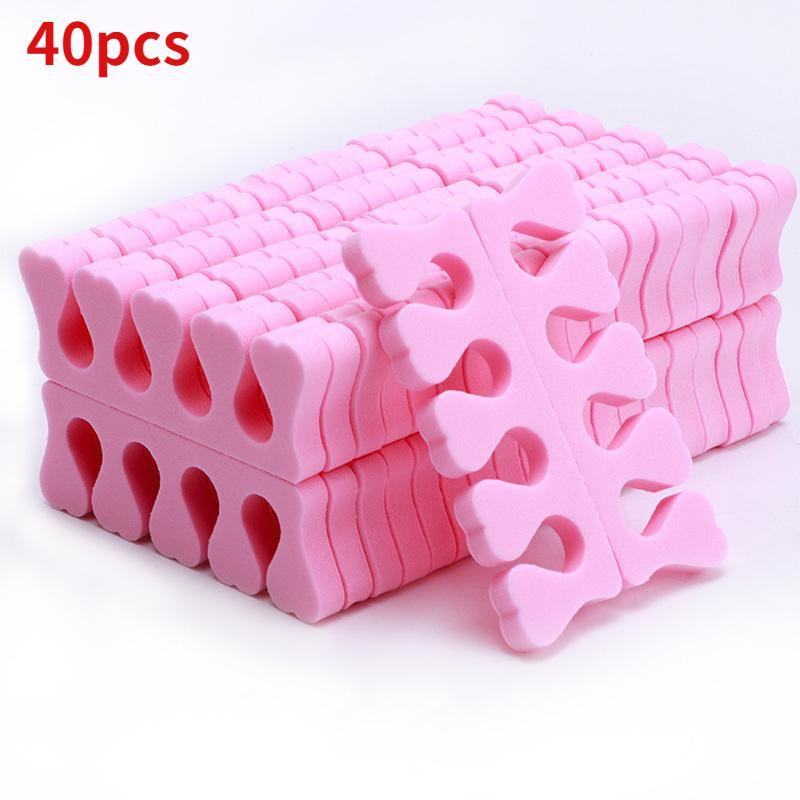 40/100PCS Nail Art Toe Separators Fingers Foots Sponge Soft UV Gel Polish Beauty Tools Manicure Pedicure Pack Nail Kits