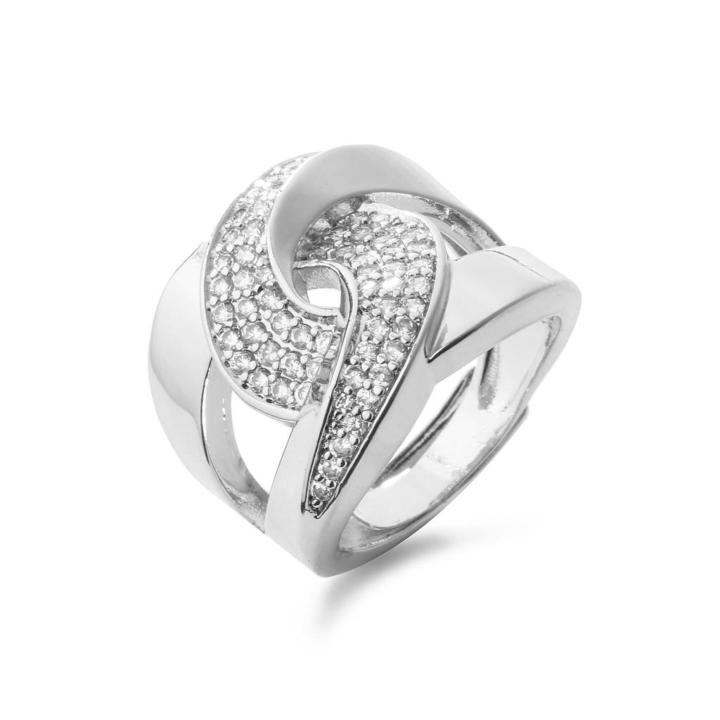 HECHENG,Ring For Women Zircon Star Love Heart Geometric Finger Fashion Zircon Gifts Charm Sweet Zircon
