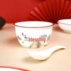 Haolaibao HLB-MY02 Good Fortune 38-Piece Ceramic Dinnerware Set