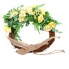 Faux   Half Wrth Spring   Yr Round Artificial Floral Wrth for Farmhouse Front Door Porch Wedding Decor
