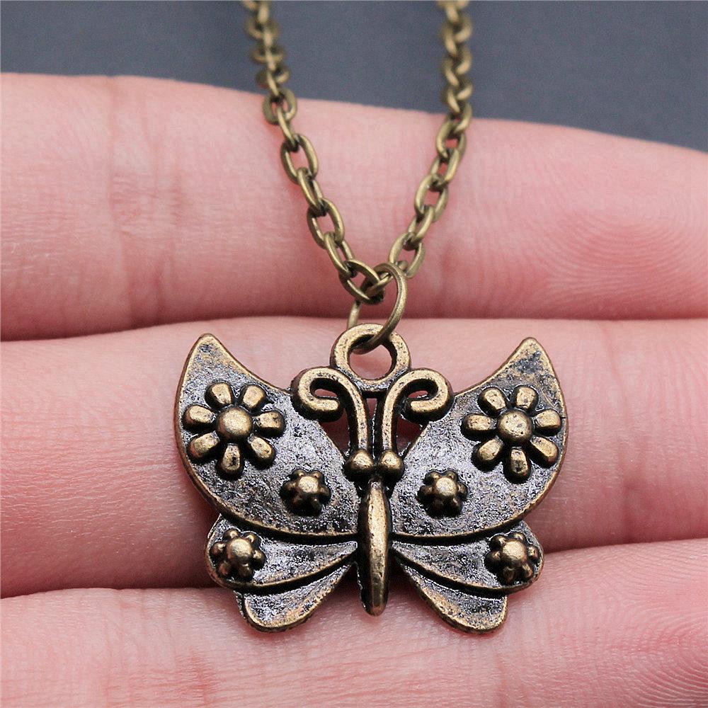 Necklace On The Neck 43cm Chain Insect Butterfly Kids' Jewelry Materials QN041