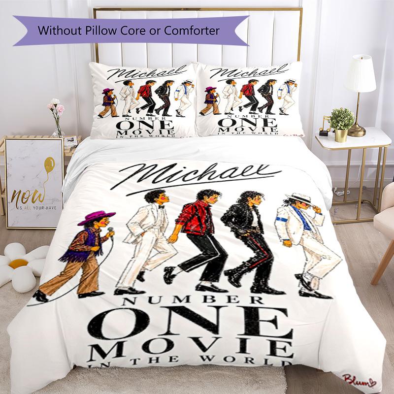 Michael Jackson Bedding Set Breathable Duvet Cover With Pillowcases Home Decoration Birthday Gift