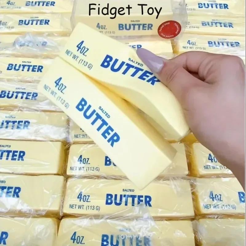Butter Stick Squishy Toy Slow Rebound Squeeze Toy Butter Brick Taba Squishy Fidget Toy Anti Stress Release Soft Sensory Gift Toy