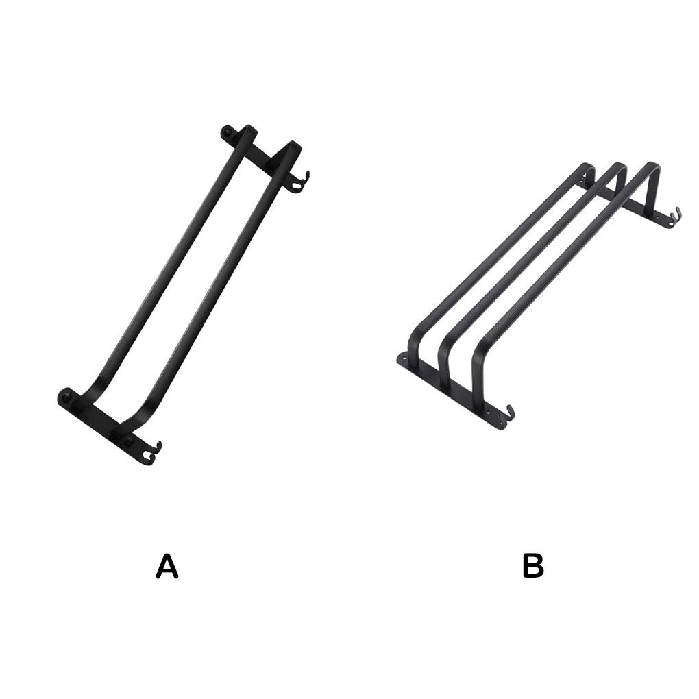 Towel Hanger With Hook Wall 3-Layers Bar Punch-Free Storage Rack Bathroom Toilet Shower Room Holder Accessories