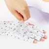 1 Pair Love Heart Printed Nail Art UV Protection Gloves UV LED Lamp Nail Dryer Hand Protective Manicure Tool