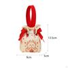 Bolsa de noiva decorada tradicional chinesa para casamento, florista, bolsa chique com cordão, presente