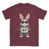 Vintage  Funny Six Seven Rabbit Bunny Sunglasses Easter TShirt for Unisex Round Neck Cotton T Shirts  Short Sleeve Tee Shirt