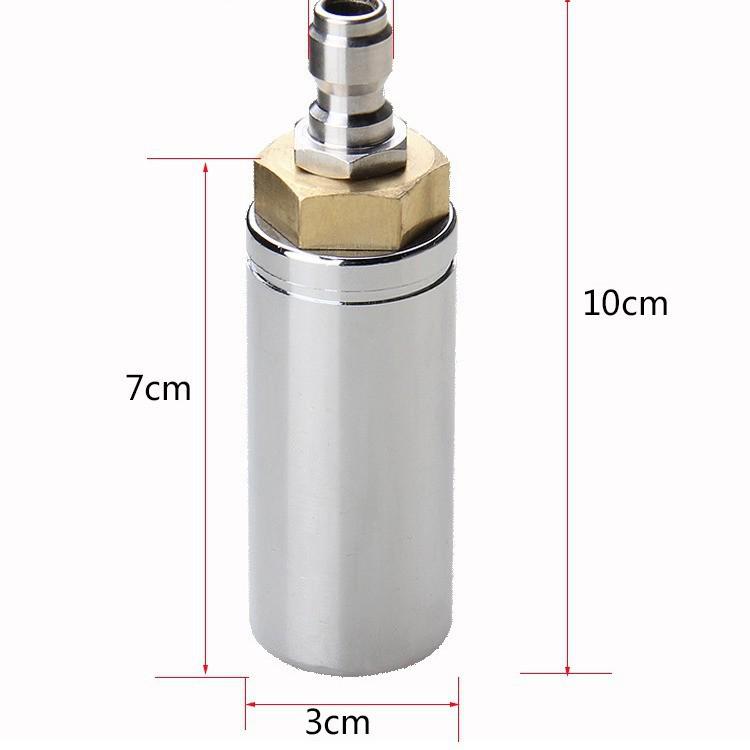 High-Pressure 360° Rotating Car Wash Nozzle for Road Cleaning & Bark Stripping
