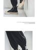 2025 Men's Retro High-Top Canvas Sneakers with Thick Sole for Height Boost - Versatile Casual Shoes for Spring