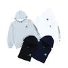 Champion Long Sleeve Schoolboy Hooded Kids' Hoodie, Quick-Drying, One-Point Logo, Sweatshirt, White, CK-ZS102