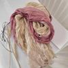 Sciarpa Scialle Unisex Colore Sfumato Versatile Stropicciata Sciarpa Lunga Autunno Inverno Antivento Resistente al Freddo Scialle Avvolgente
