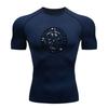 Men's Compression Fitness Sports T-Shirt, Vintage Viking Veg