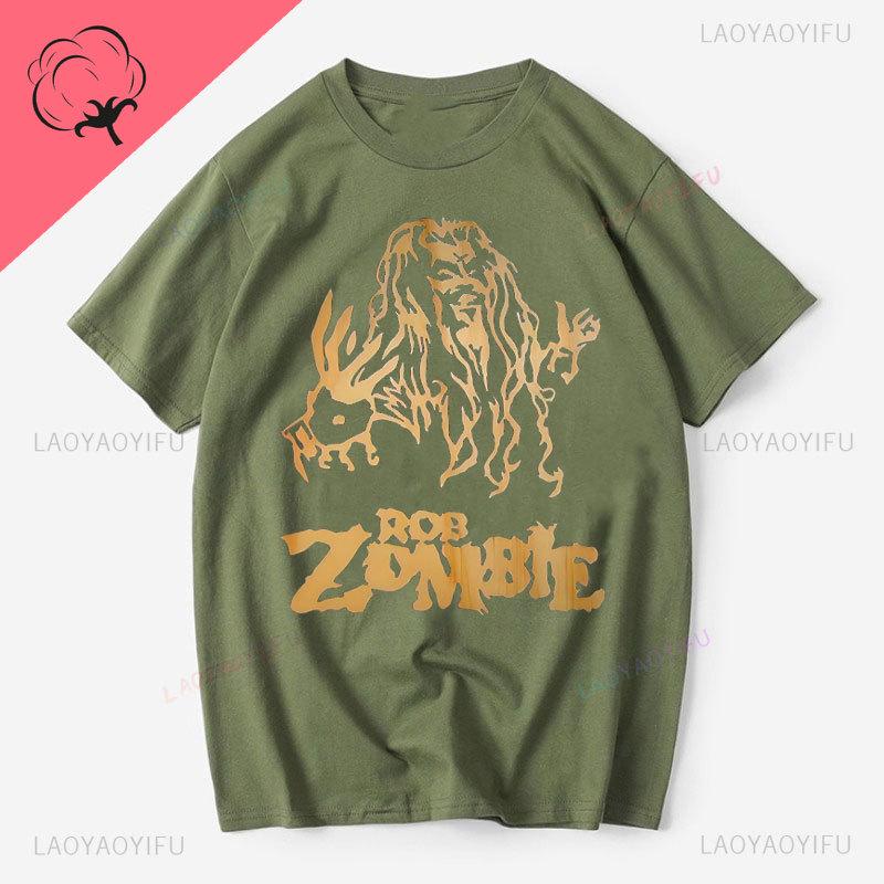 Camisetas Rob Zombie Dragula Graphic Tshirts Vintage Horror Classic Cotton Gothic Music Clothes Heavy Metal Fans Print Tee Top