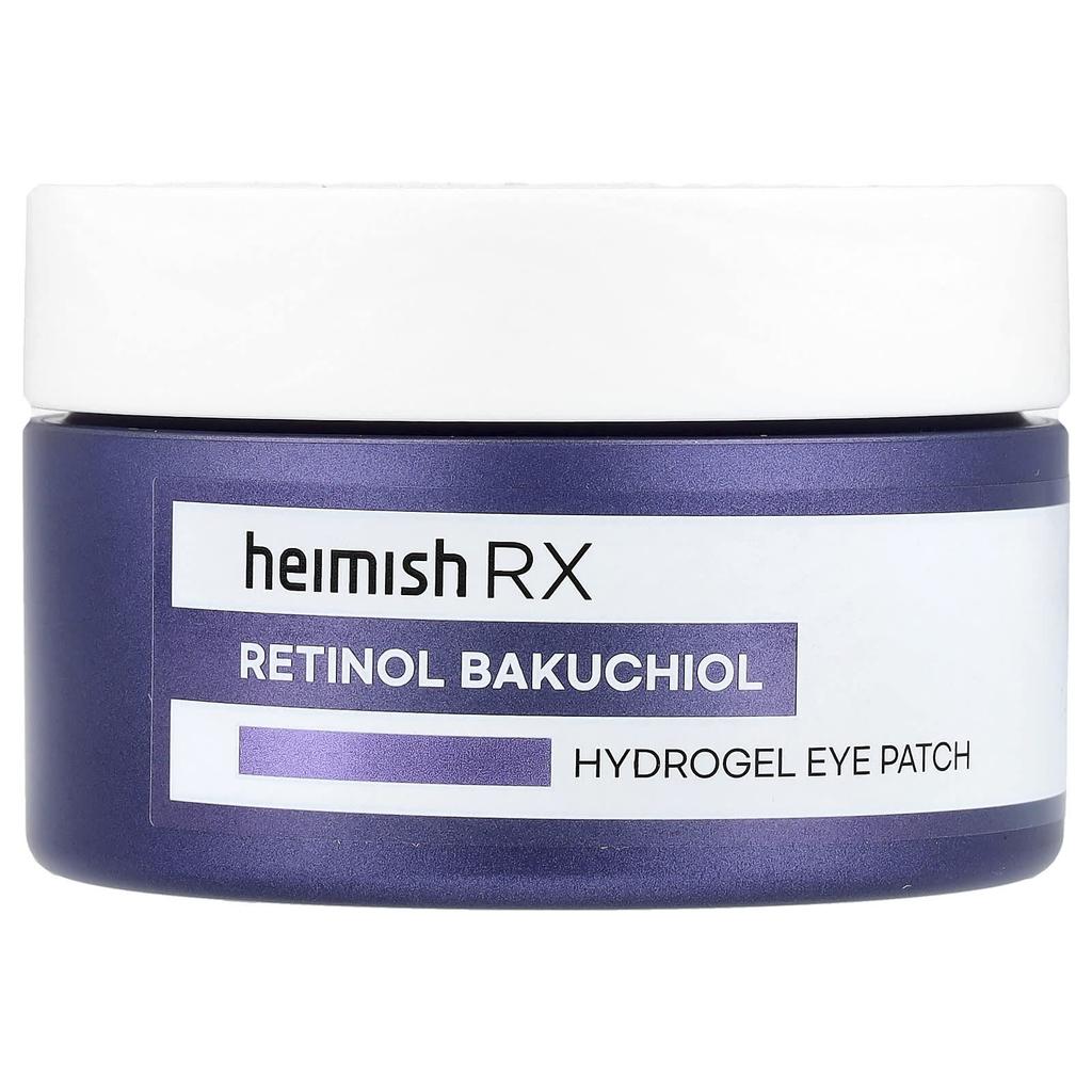 Heimish, RX, Retinol Bakuchiol Hydrogel Eye Patches, 60 Sheets, 1.4g (0.049oz) Each