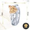 Charms With Rose 925 Bead Pendant S925 Plated Beads Twig