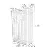 Transparent Laundry Detergent Dispenser Bottle Sealed with Measuring Cup Detergent Powder Tank Large Capacity 1.3L