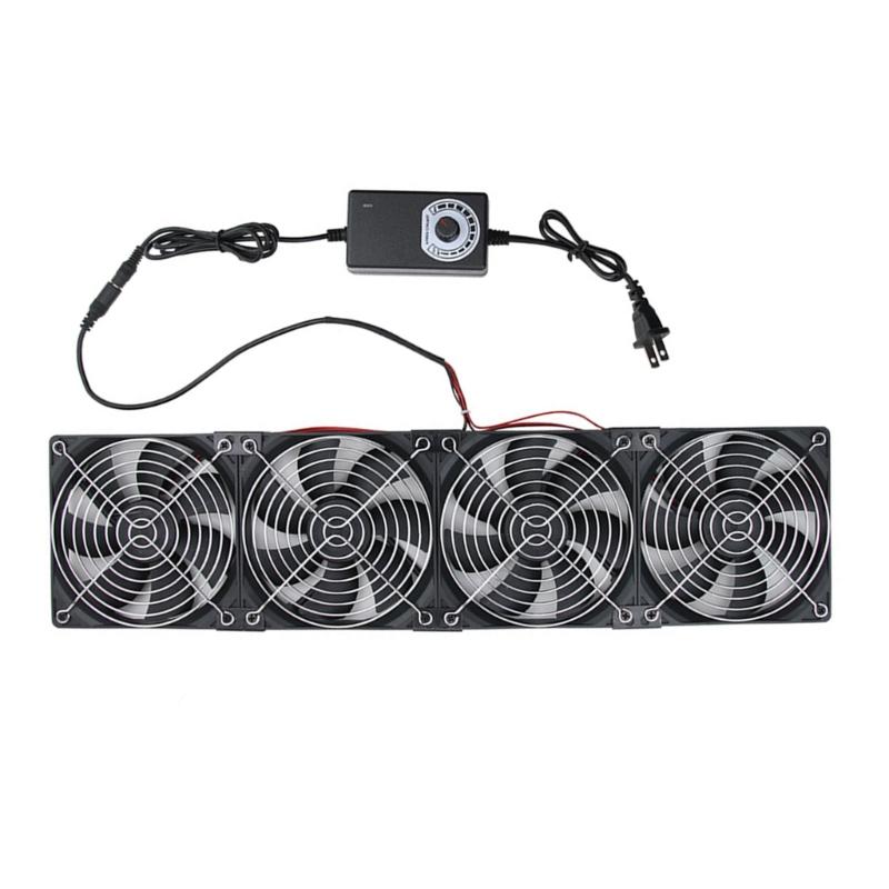 120мм Вентилятор для ПК-роутера Высокопроизводительный охлаждающий вентилятор Скорость 2750 об/мин Воздушный поток 81 CFM для гроутента Растение Компьютерные корпуса Аксессуары