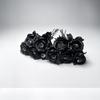 1Pc With Eyeball Halloween Eyeball Rose Simulation Handmade Eyeball Fake Flower Exquisite Artificial Black Rose Accessories