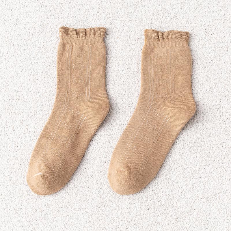 

Женские осенне-зимние плюшевые и толстые теплые гольфы-трубы с кольцом для волос 1 pair