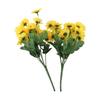 Konstgjord Solrosbukett 2 st Plast 24 Silkesblommor Realistiskt Utseende Lätt och Långvarig