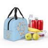 Playing Light Yellow Lab Labrador Retriever Insulated Lunch Bag for Women Kids Leakproof Food Boxes Thermal Lunch Box Tote