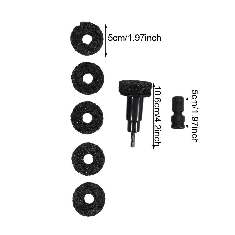 Instrument de Curățare Butuc Roată Auto Kit Curățător de Întreținere Măcinare Prezoane și Butuc Roată pentru Piulițe, Mașină și Camion