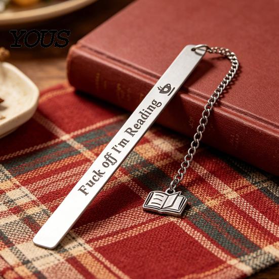 Strong Metal Page Marker Frosted Bookmark, Engraved Marker, Thin Book Mark Bookmark for Students Teachers, Graduation Christmas Gift Lovers