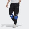 Adidas Originals Trefoil TGP Pants With Logo Embroidery And Contrast Print Cuff Men Bottoms Black HA4737