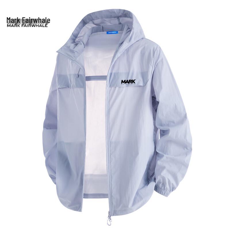 MARK FAIRWHALE Men s Summer Cooling Hooded Sun Protection Jacket S